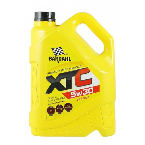 Синтетическое моторное масло Bardahl XTC 5W30, 1 л