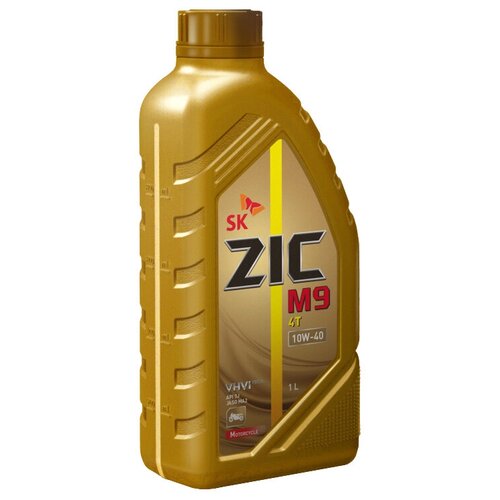 Синтетическое моторное масло ZIC M9 4T 10W-40, 1 л
