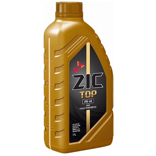 Синтетическое моторное масло ZIC TOP 0W-40, 4 л