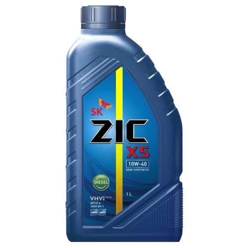 Полусинтетическое моторное масло ZIC X5 DIESEL 10W-40, 4 л