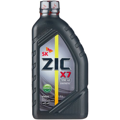 Моторное масло ZIC X7 DIESEL 10W-40, 6 л