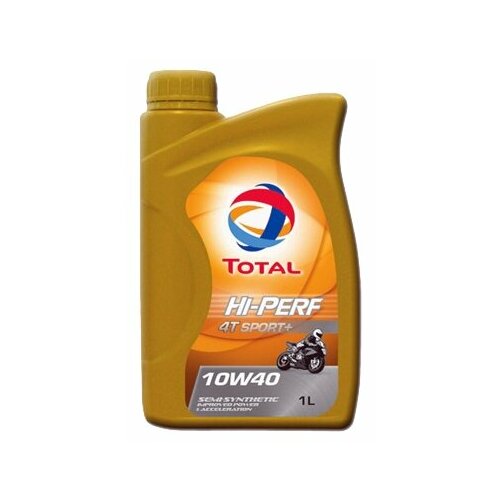 Моторное масло TOTAL Hi Perf 4T Sport 10W40 полусинтетическое 1 л