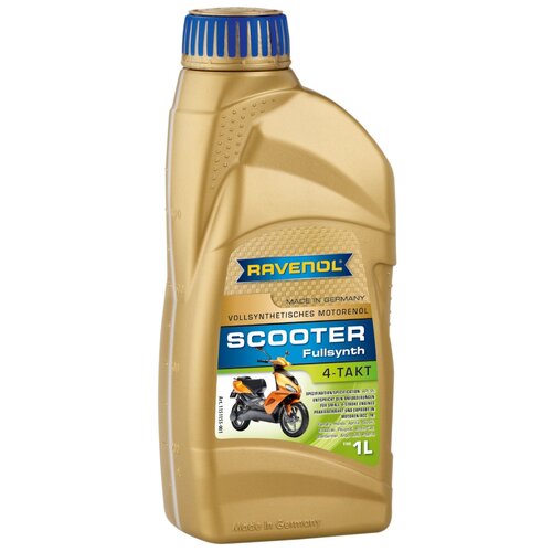 Синтетическое моторное масло Ravenol Scooter 4-Takt Fullsynth, 1 л