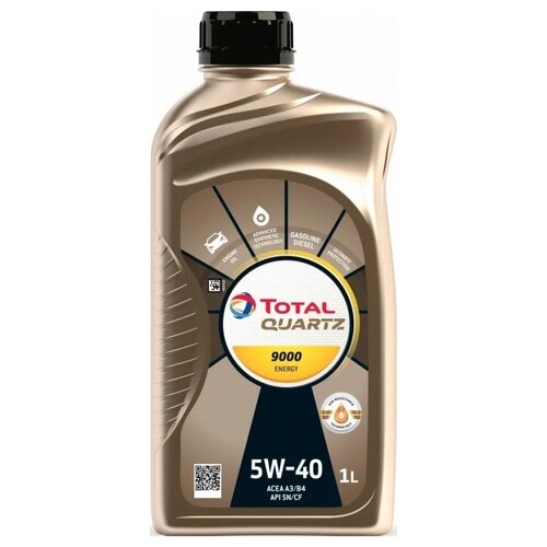 Синтетическое моторное масло TOTAL Quartz 9000 Energy 5W40, 1 л