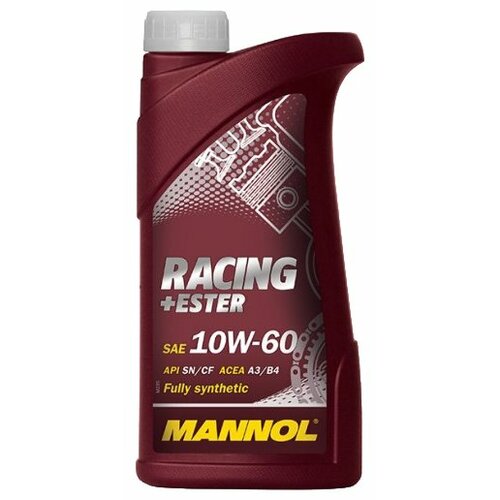 Синтетическое моторное масло Mannol Racing+Ester 10W-60, 4 л