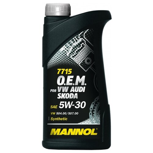Синтетическое моторное масло Mannol 7715 Longlife 504/507 5W-30, 5 л