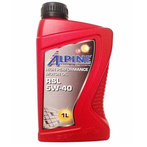 Синтетическое моторное масло ALPINE RSL 5W-40, 1 л