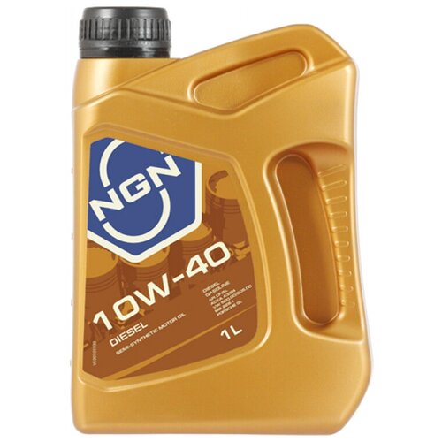 Полусинтетическое моторное масло NGN Diesel 10W-40, 4 л