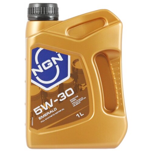 Синтетическое моторное масло NGN Emerald 5W-30, 1 л