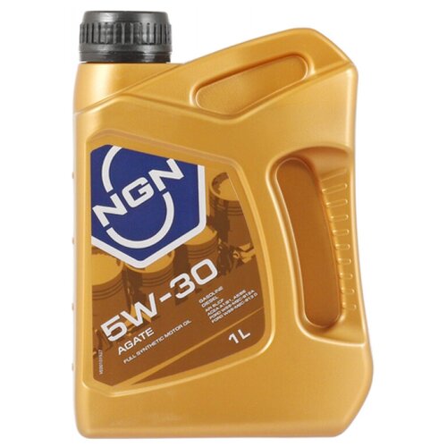 Синтетическое моторное масло NGN Agate 5W-30, 1 л
