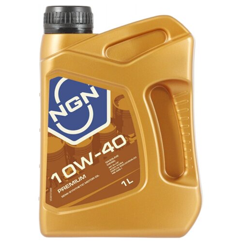 Полусинтетическое моторное масло NGN Premium 10W-40, 1 л