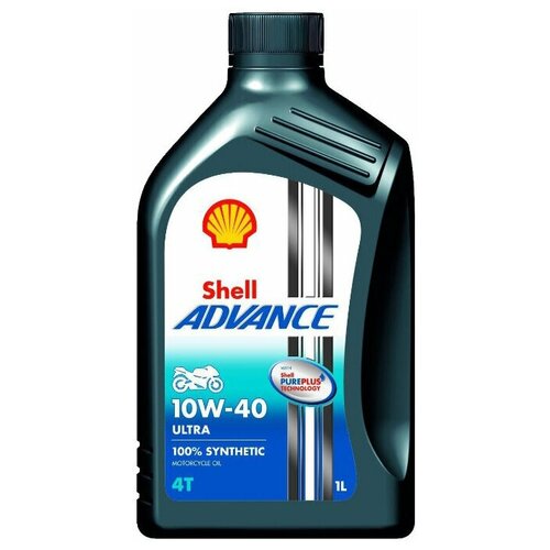 Синтетическое моторное масло SHELL Advance Ultra 4 10W-40, 1 л