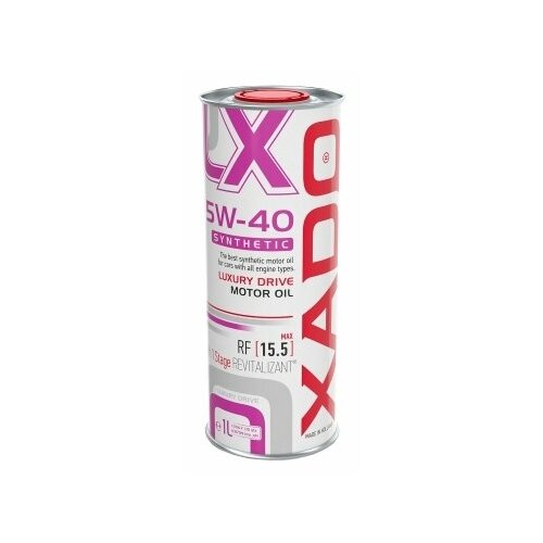 Синтетическое моторное масло XADO Luxury Drive 5W-40 SYNTHETIC, 1 л