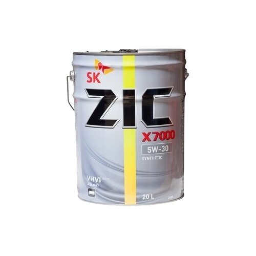 Синтетическое моторное масло ZIC X7000 5W-30, 20 л