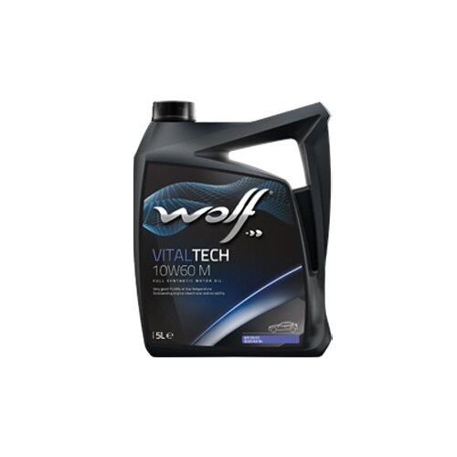 Синтетическое моторное масло Wolf Vitaltech 10W60 M, 5 л