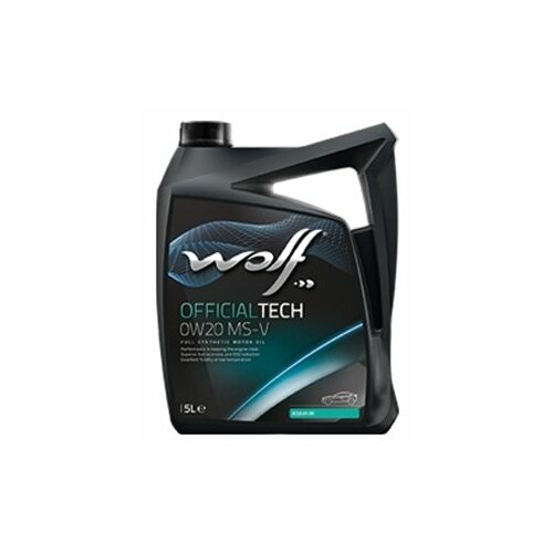WOLF OIL Масло моторное OFFICIALTECH 0W20 MS-V 5L