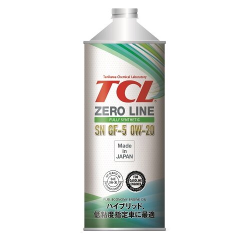 Синтетическое моторное масло TCL Zero Line 0W-20 SN/GF-5, 4 л