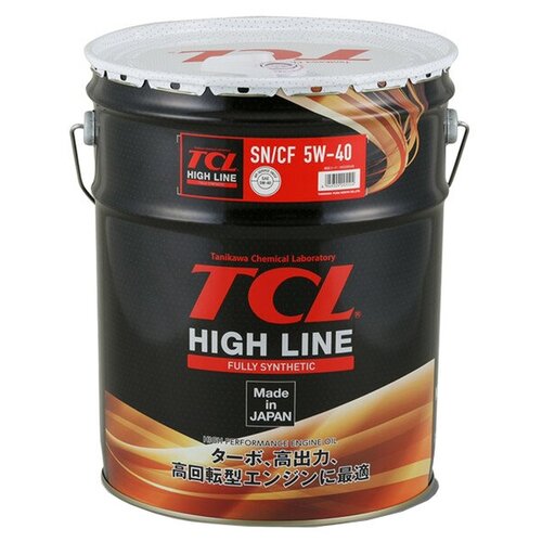 TCL Моторное масло TCL High Line, Fully Synth, SP/CF, 5W40, 4л H0040540SP