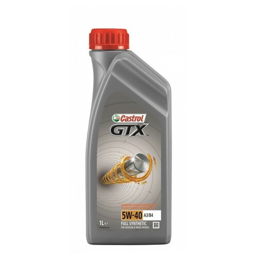 Синтетическое моторное масло Castrol GTX 5W-40 A3/B4, 4 л