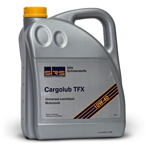 Полусинтетическое моторное масло SRS CARGOLUB TFX 10W40, 5 л