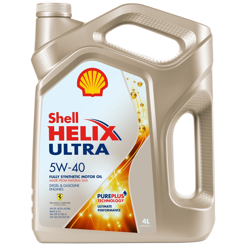 Масло shell helix ultra 5w40 sp мот. син. (209л), shell, 550055902