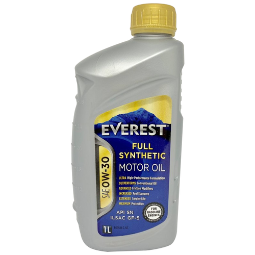 Синтетическое моторное масло Everest 0W-30 Full Synthetic, 1 л
