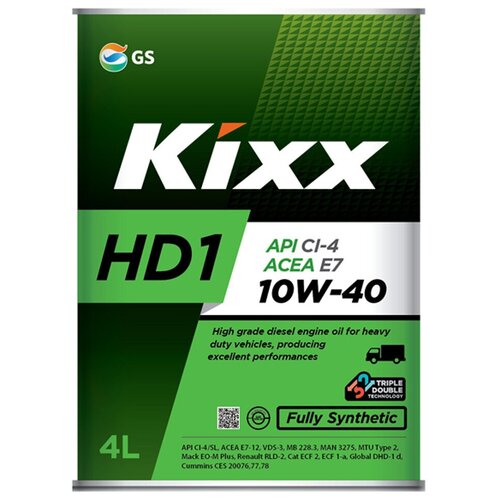 Kixx Kixx Hd1 10w-40 Синт. 200л. Ci-4/Sl Дизельное Моторное Масло