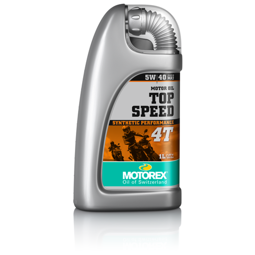 Синтетическое моторное масло Motorex Top Speed 4T 5W-40, 4 л