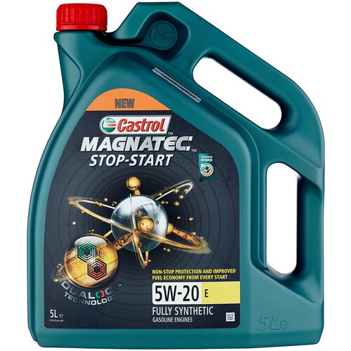 Синтетическое моторное масло Castrol Magnatec Stop-Start 5W-20 E DUALOCK, 5 л