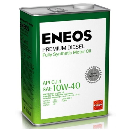 Синтетическое моторное масло ENEOS Premium Diesel CJ-4 10W-40, 1 л