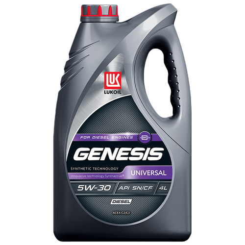Полусинтетическое моторное масло ЛУКОЙЛ Genesis Universal Diesel 5W-30, 4 л