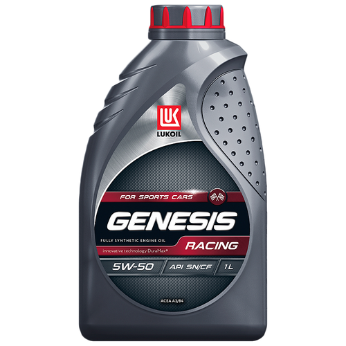 Синтетическое моторное масло ЛУКОЙЛ Genesis Racing 5W-50, 1 л