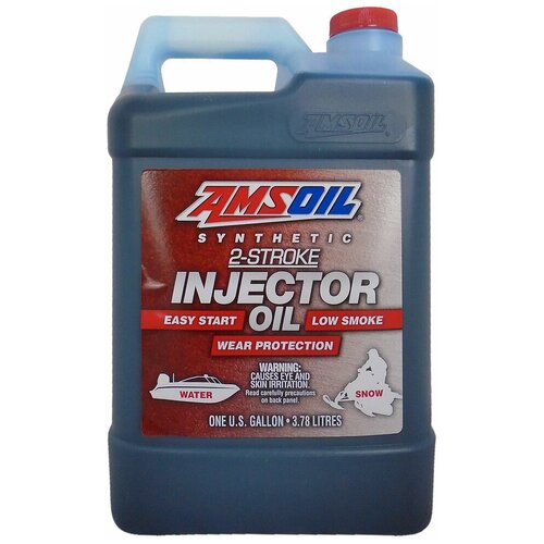 Синтетическое моторное масло AMSOIL Synthetic 2-Stroke Injector Oil, 0.946 л