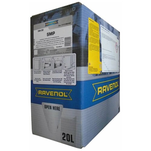 Синтетическое моторное масло Ravenol SMP SAE 5W-30, 20 л