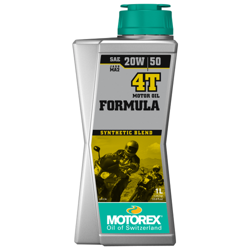 Полусинтетическое моторное масло Motorex Formula 4T 20W-50, 1 л