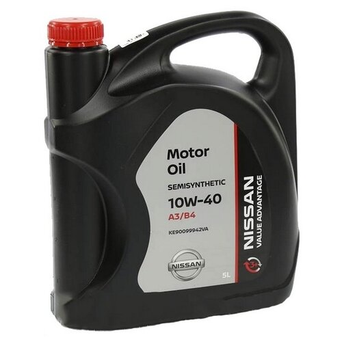 Полусинтетическое моторное масло Nissan 10W-40 Value Advantage, 5 л