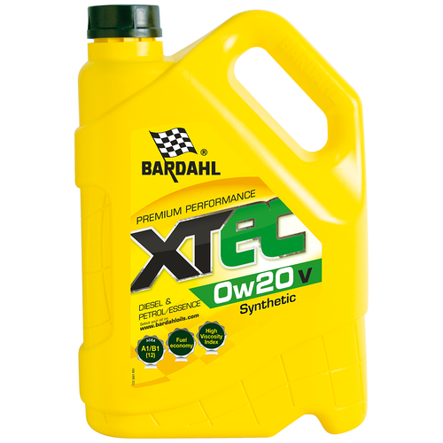 Синтетическое моторное масло Bardahl XTEC 0W-20 V, 5 л