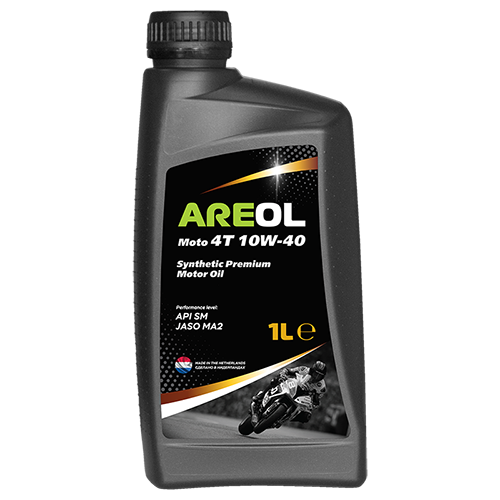Синтетическое моторное масло Areol Moto 4T 10W-40, 1 л