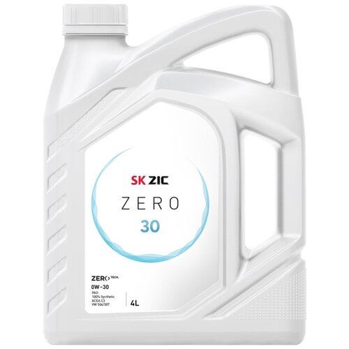 Синтетическое моторное масло ZIC Zero 0W-30, 1 л