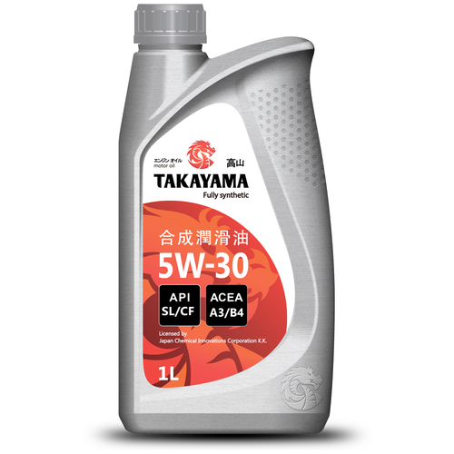 Синтетическое моторное масло Takayama 5W-30 SL/CF, 1 л
