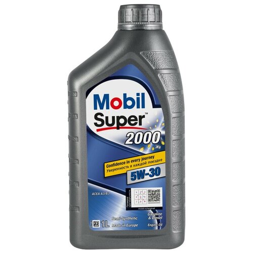Полусинтетическое моторное масло MOBIL Super 2000 X1 5W-30, 4 л
