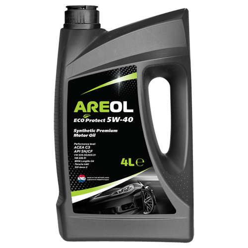 AREOL Areol Eco Protect 5w40 (60l)_масло Моторное! Синтacea C3, Api Sn/Cf, Vw 505.00/505.01, Mb 229.51