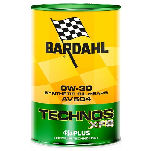 Синтетическое моторное масло Bardahl Technos C60 XFS AV504 0W-30, 1 л