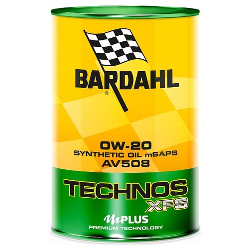 Синтетическое моторное масло Bardahl Technos C60 XFS AV508 0W-20, 1 л