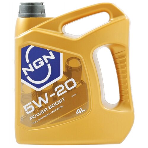 Синтетическое моторное масло NGN Power Boost 5W-20, 1 л