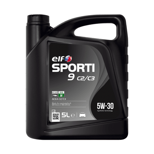 Синтетическое моторное масло ELF Sporti 9 C2/C3 5W-30, 5 л