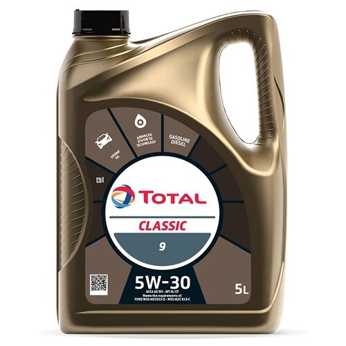 Синтетическое моторное масло TOTAL Classic 9 5W-30, 5 л