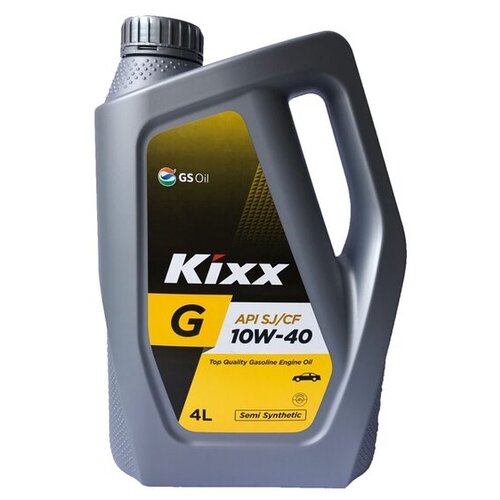 Полусинтетическое моторное масло Kixx G SJ/CF 10W-40, 4 л