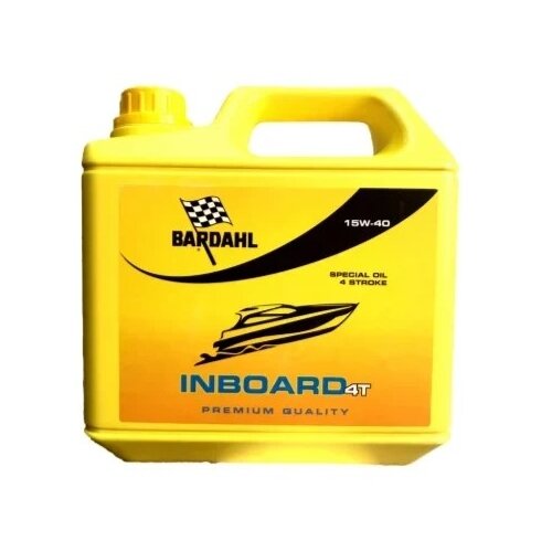 Минеральное моторное масло Bardahl Inboard 15w-40, 4 л