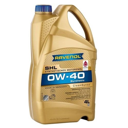 Синтетическое моторное масло Ravenol SHL SAE 0W-40, 1 л